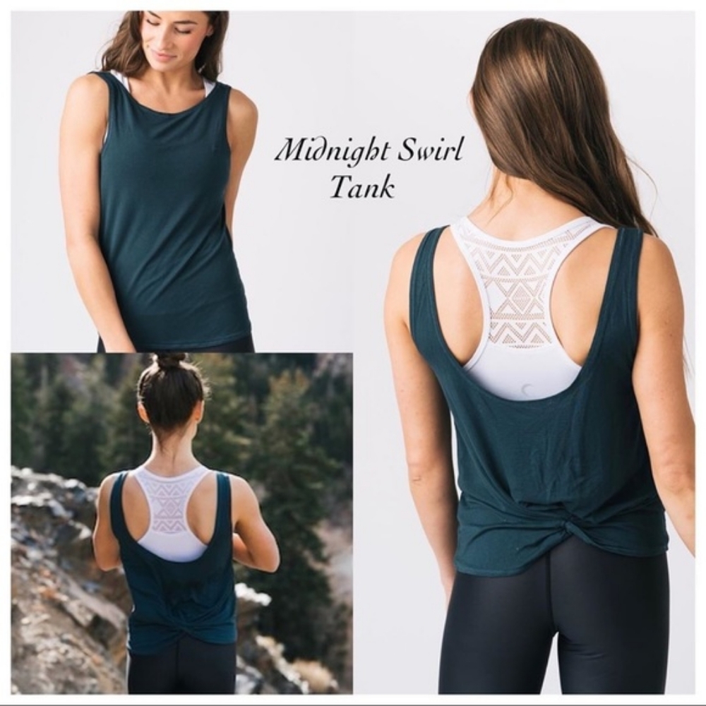 Zyia Midnight Swirl Tank Top Large